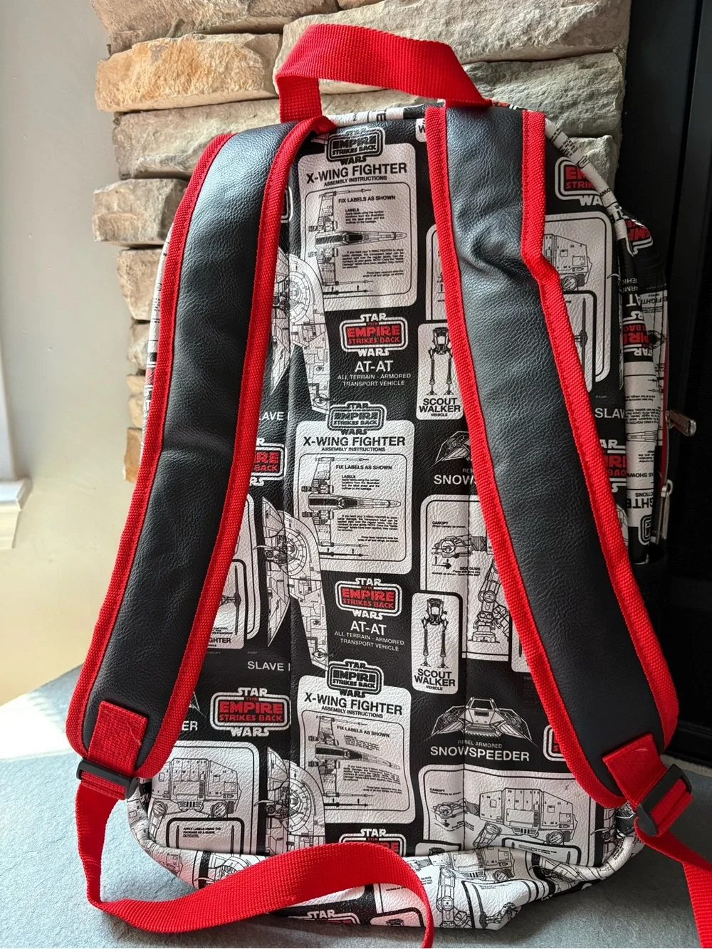 Loungefly Star Wars Empire Strikes Back Blueprint Backpack